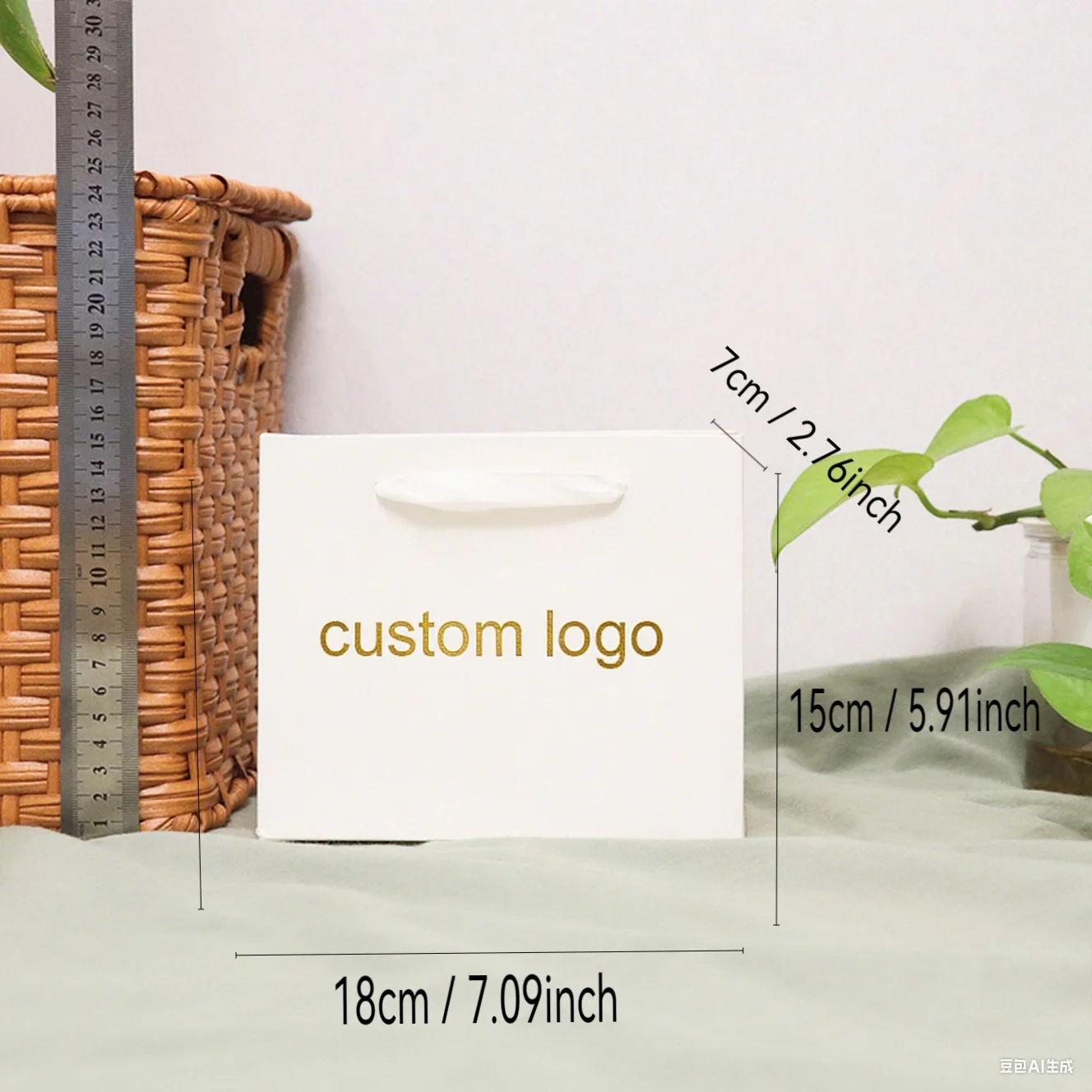 

Персонализированные белые картонные пакеты для ювелирных изделий