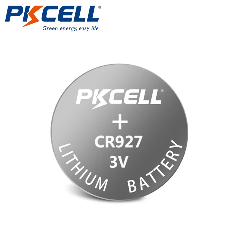 15Pcs/3packs PKCELL 3V CR927 Button Cell Battery 9.5x2.7(mm) CR927 DL927 BR927 5011LC LM927 KCR927 for Small electronic products