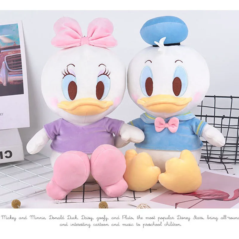 

Disney Donald Duck Daisy Plush Toys Cartoon Animal Mickey Minnie Mouse Stuffed Toy Dolls Kids Birthday Christmas Presents Gift