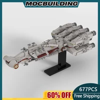 moc building blocks star battleship warship spaceship tantive iv micro scale fleet scale compatible kid toy