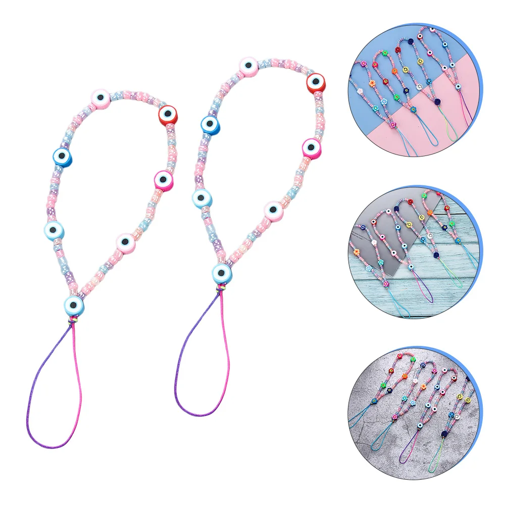 

Lanyard Hanging Charm Strap Rope Mobile Case Bead Cellphone Decorative Sling Chains Pendant Strings