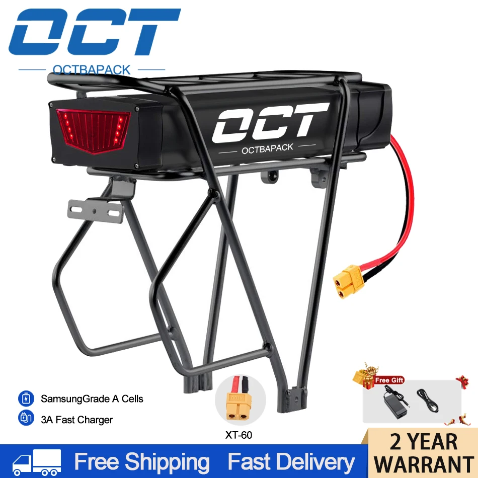 Литий-ионный аккумулятор для электровелосипеда 36 В 30 А/ч 48 25 52 в