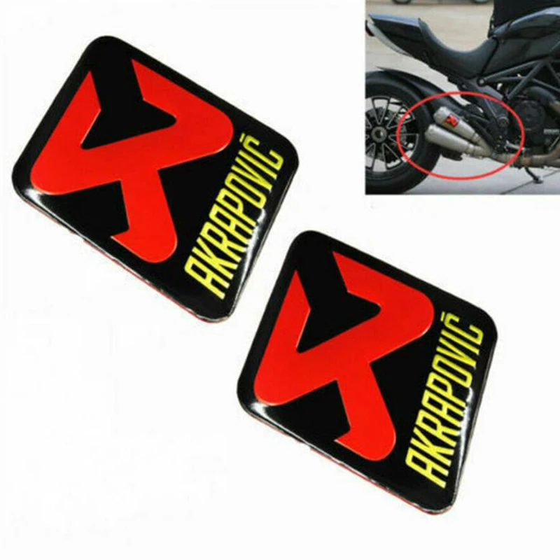 

2x Motorcycle Exhaust Pipe Sticker Heat-resistant Scorpio Decal 85mm