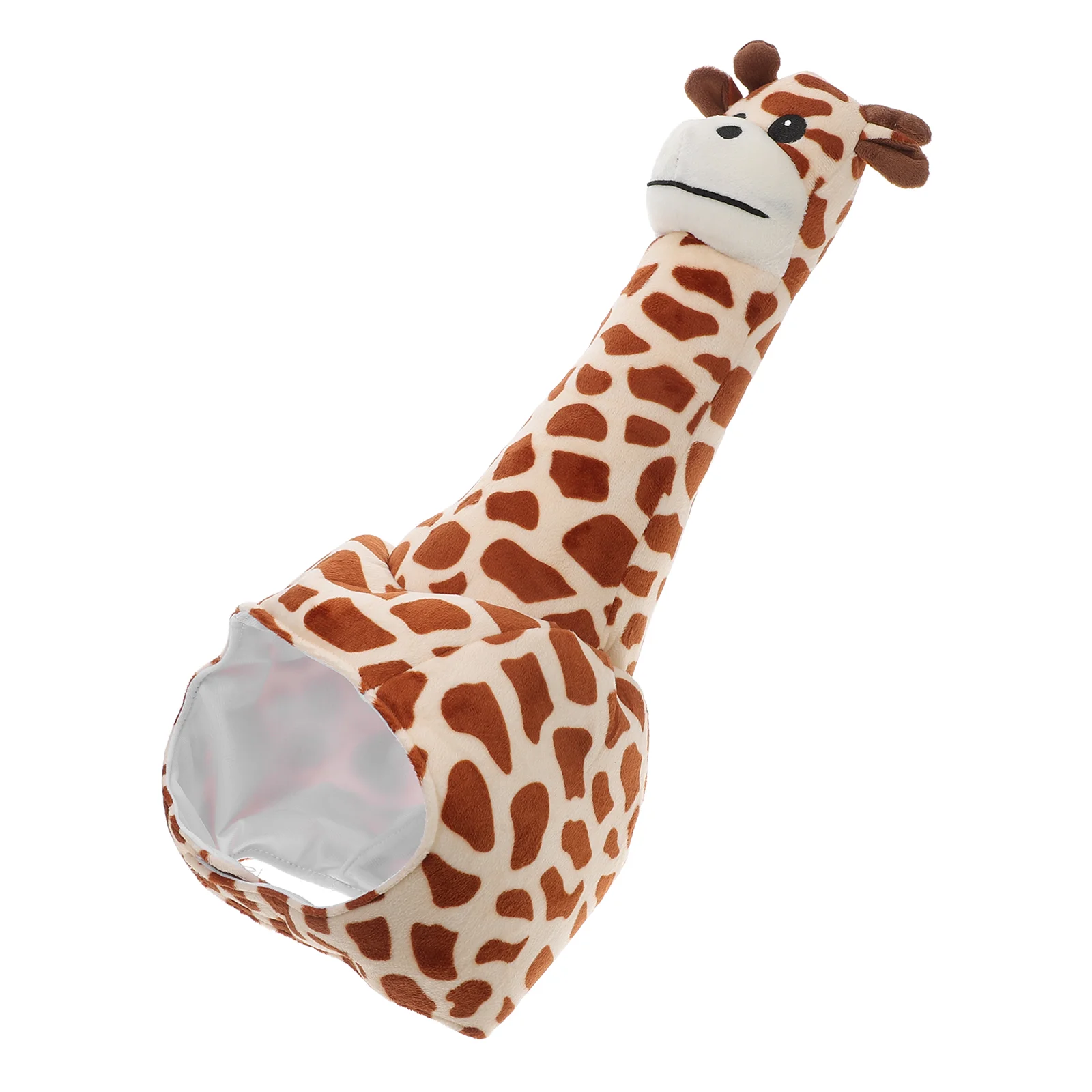 Милый жираф с капюшоном мужская шляпа мягкими животными плюшевая новинка