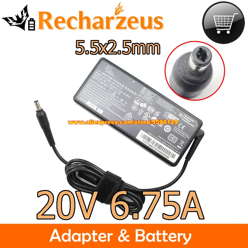 20v 6.75a 135w Charger For Sd2400t Dock Dk30c2dppd Tb3cdk2dhue