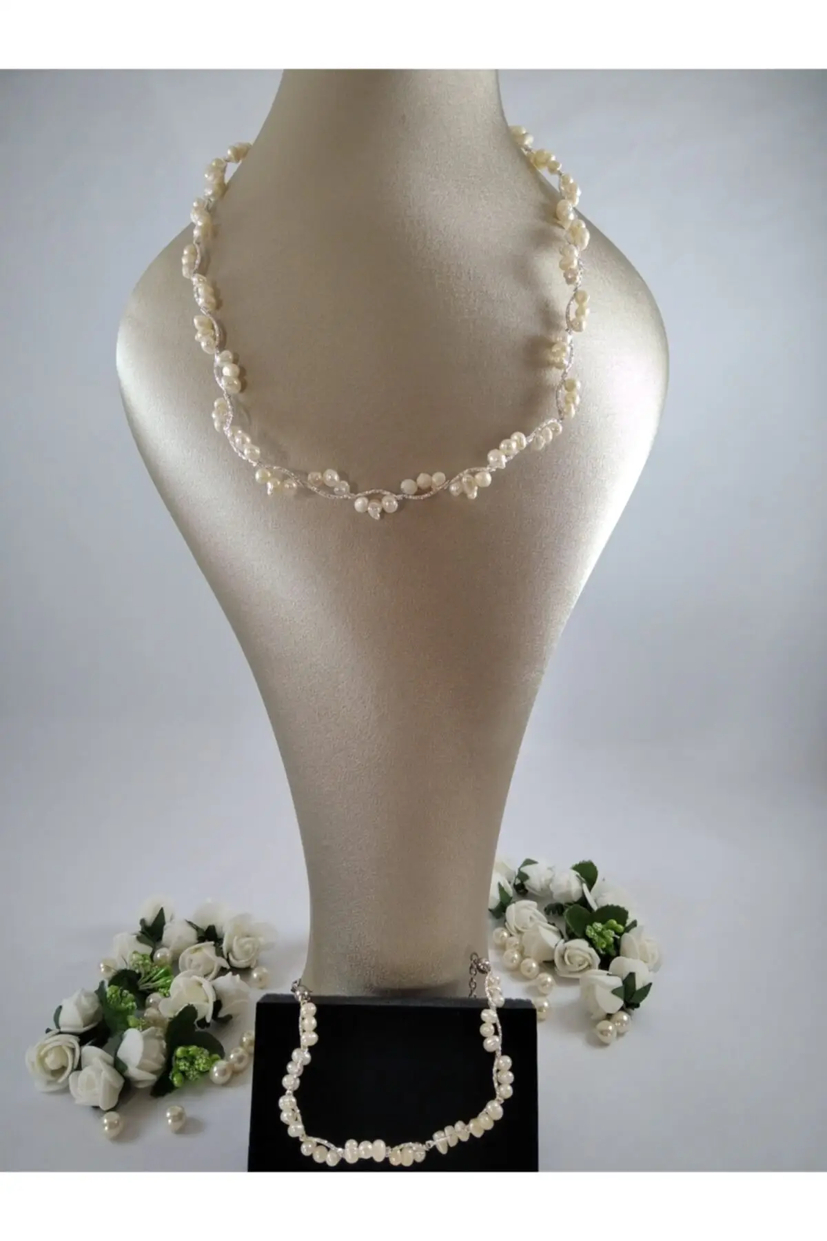 

Женские Модные ювелирные изделия, ожерелье и браслет из натурального цветного жемчуга s