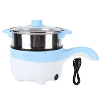 24v 2l car electric cooking pot stainless steel non stick multifunction cooker with steamer kitchen soup pot maker cookware