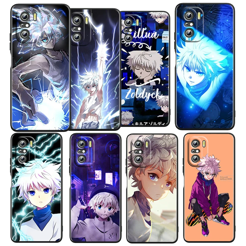 

Anime Boy Hunter x Hunter Case For Xiaomi Redmi K50 K40 Gaming K30 K20 Pro 5G 10X 9T 9A 9C TPU Soft Black Phone Cover Coque Capa