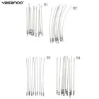 10 шт. винтовой замок проволока из нержавеющей стали брелок кабель веревка брелок кольца кабель открытый брелок