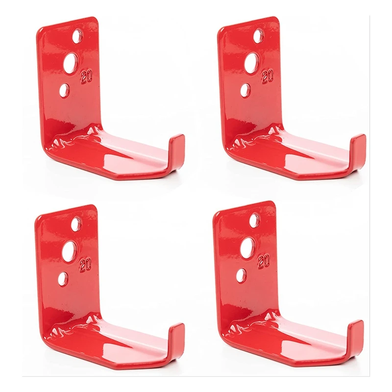 

1Set Fire Extinguisher Bracket Fire Extinguisher Mounts & Brackets Universal Red Up To 20 Lbs