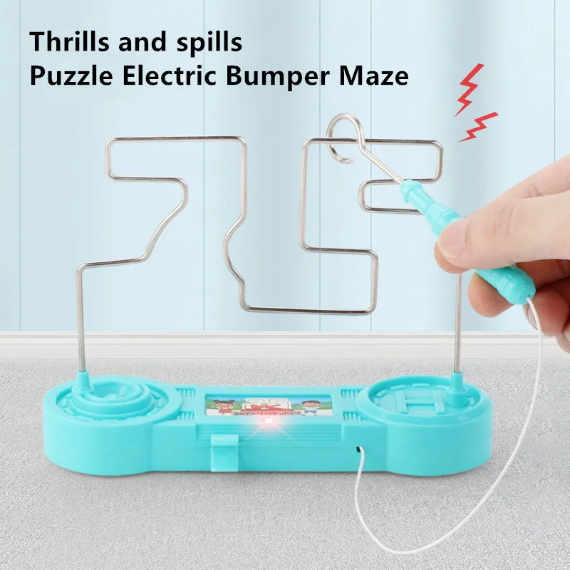 

Children Educational Toys Buzz The Wire Game Electric Shock Maze Game Intellectual Sensory Toys Baby Development Toys For Kids