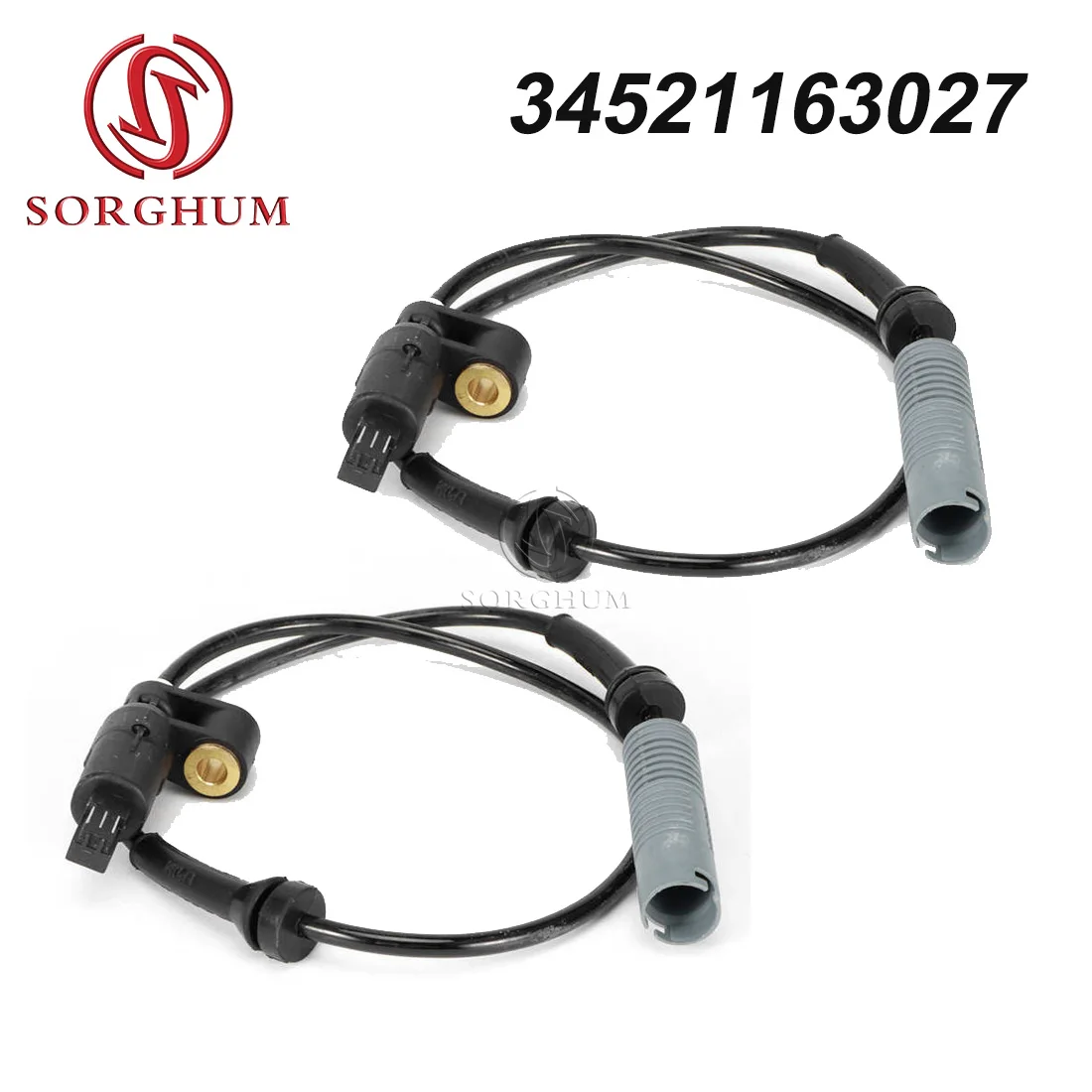 

SORGHUM 2PCS NEW FOR BMW 318 323 325 328 M3 Front Left Right ABS SPEED SENSOR E36 99 OEM 34521163027