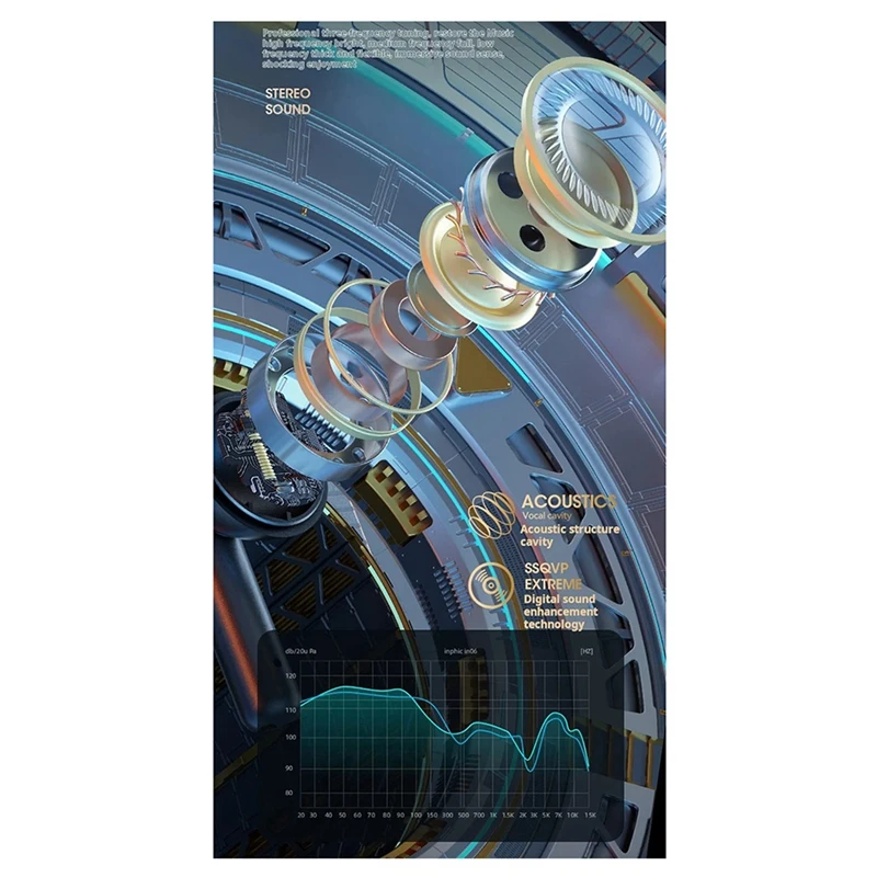 ENC шумоподавление Ai Display Bluetooth наушники стерео спортивные беспроводные с