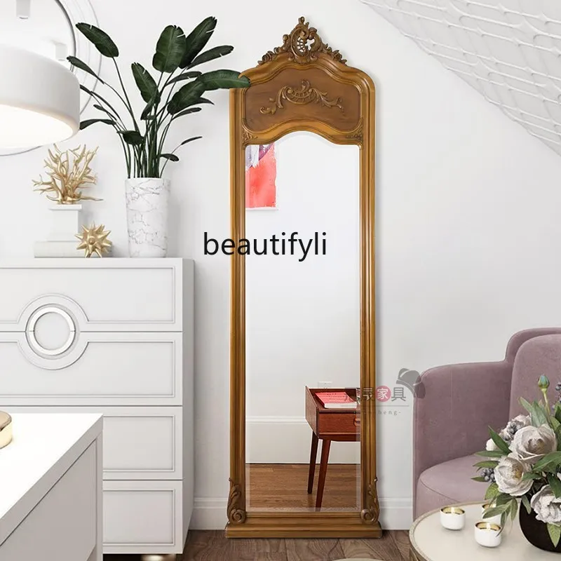 Китайская резная зеркальная настенная подвеска