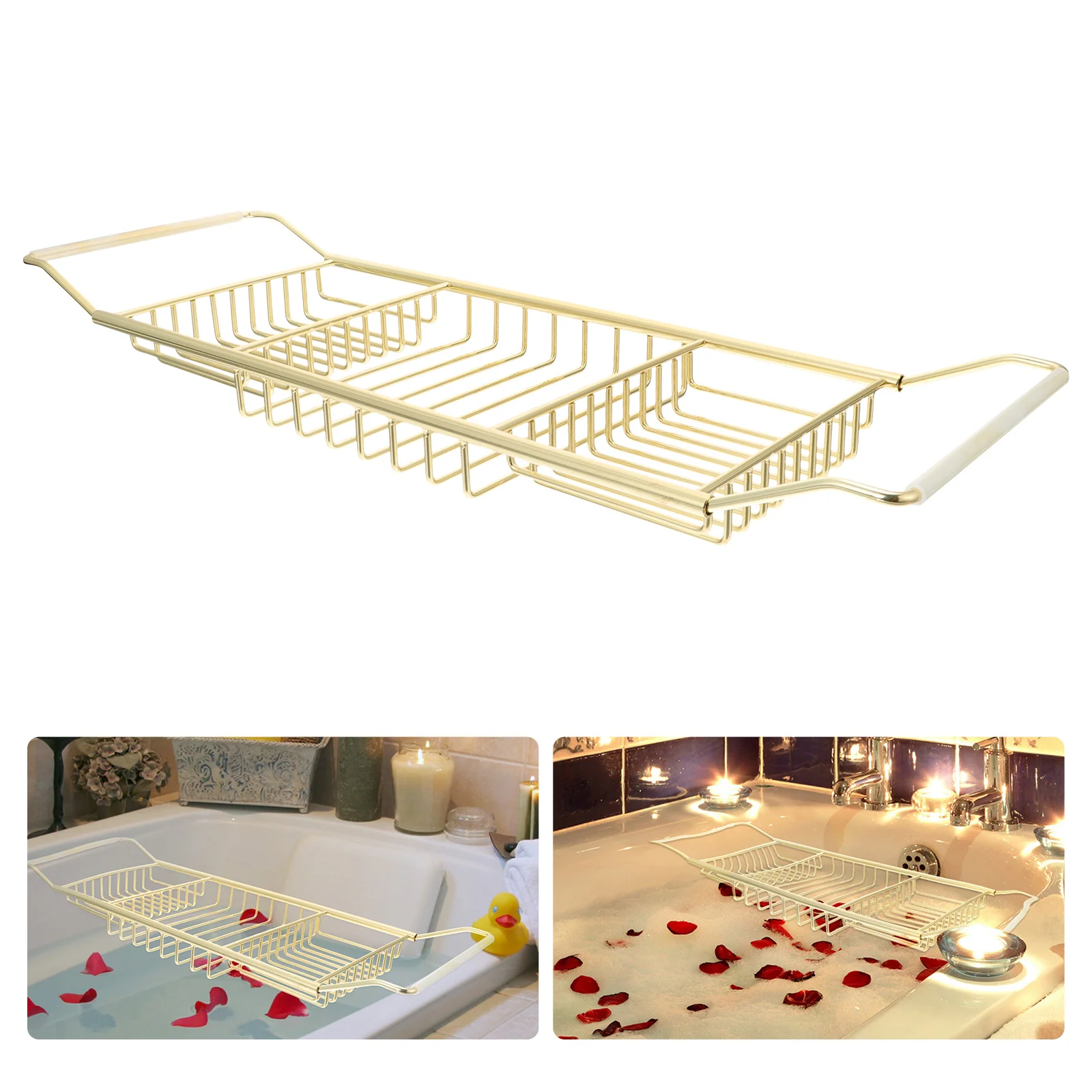 

Mount Mobile Plastic Bathtubtub Self The Storage Holder Home Tray Shower Stainless Steel Stand