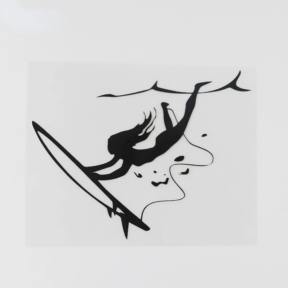 

Водонепроницаемая и устойчивая к царапинам Виниловая наклейка для серфинга и экстремальных видов спорта, 13,4 см * 10,5 см