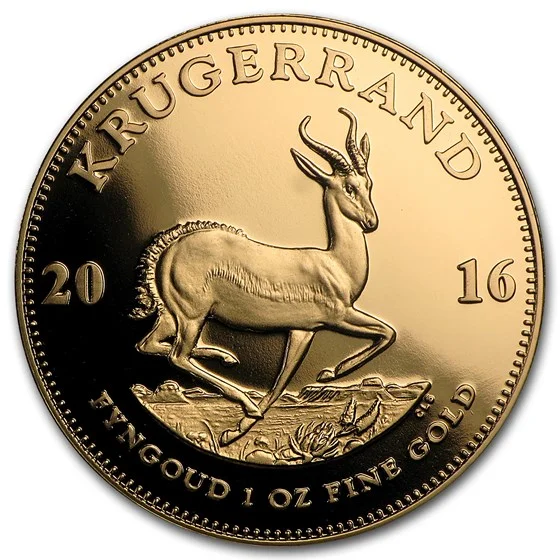 

Золотая монета Krugerrand
