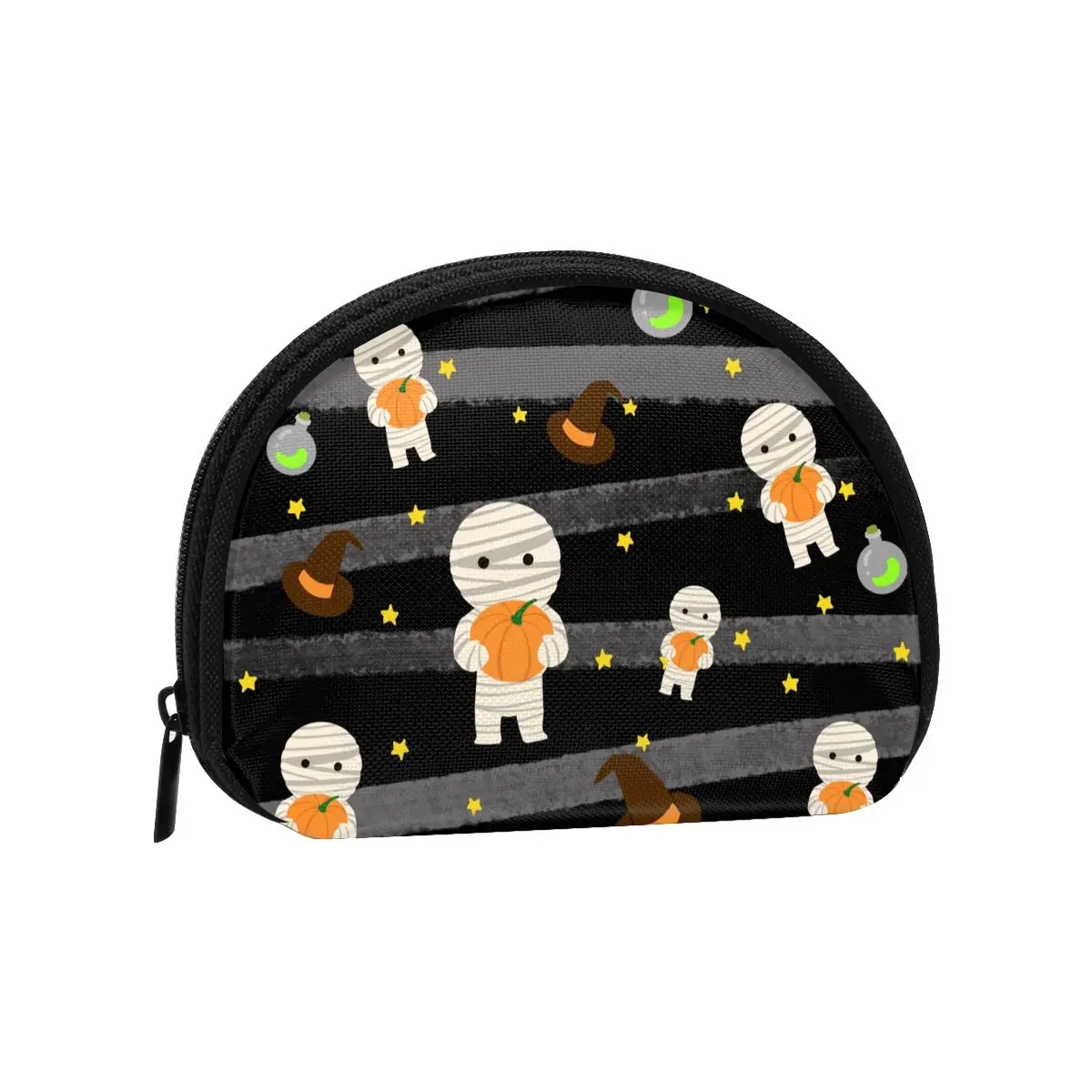 

Women Wallets Zipper Small Wallet Short Credit Card Coin Purse Female Halloween