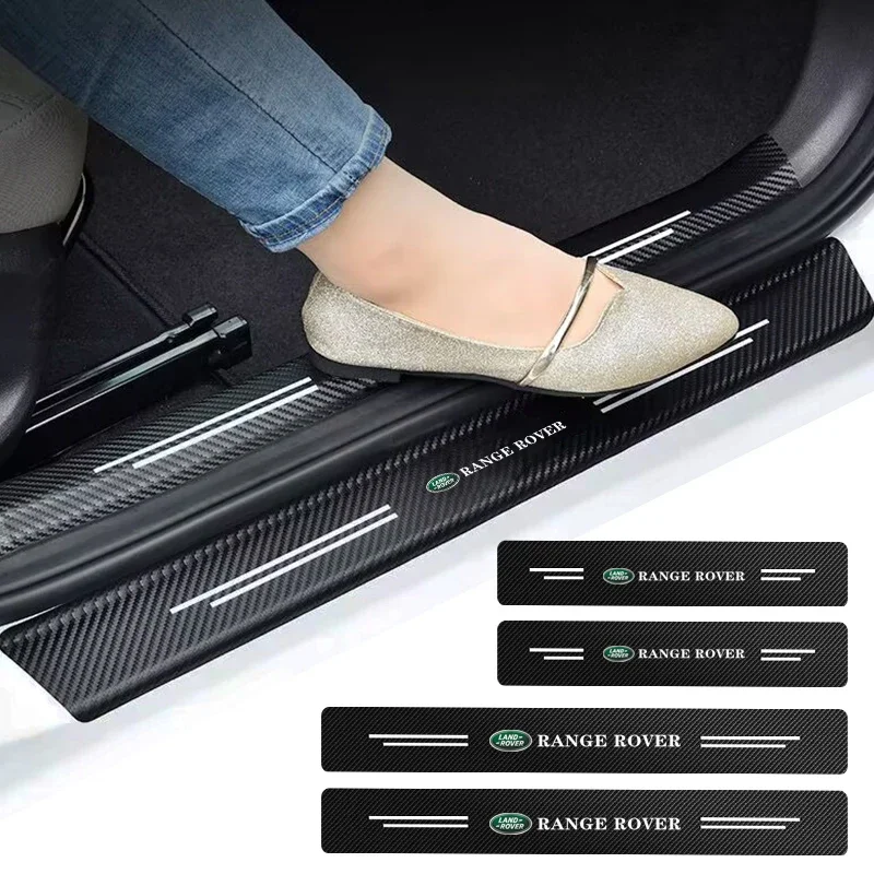 4 шт./комплект автомобильные наклейки из углеродного волокна для Land Rover Discovery Velar