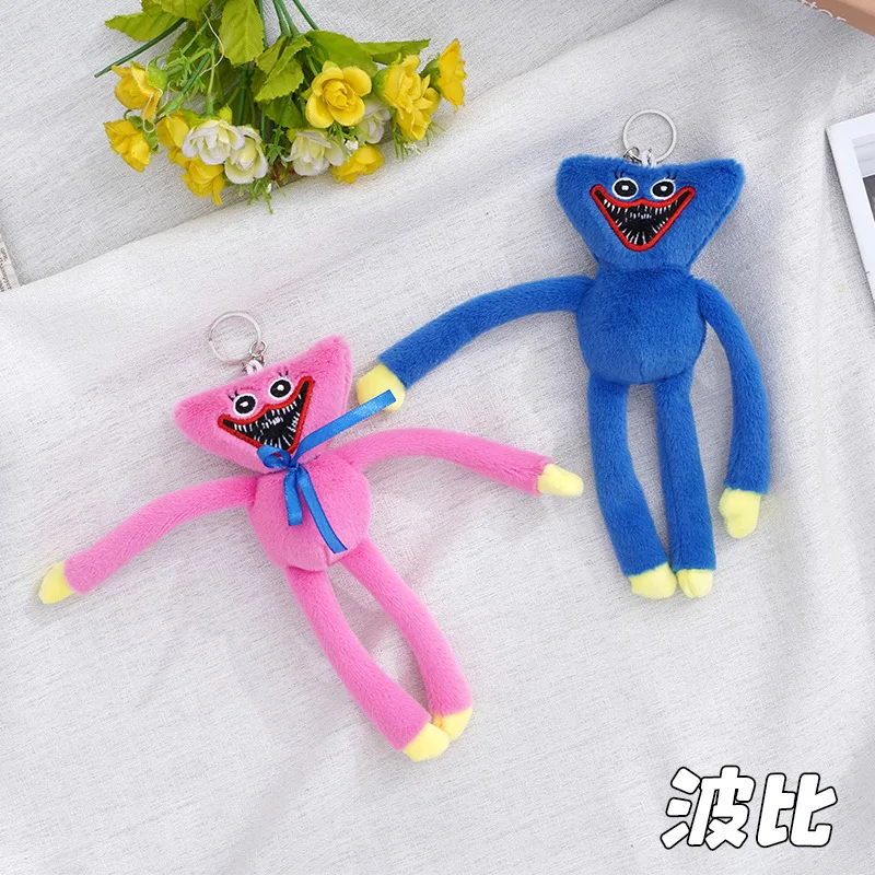

New Poppy Playtimehuggy Wuggy Plush Toys Cartoon Plushie Keychain Pendant Kawaii Stuffed Toy Cute Soft Doll Children Gift