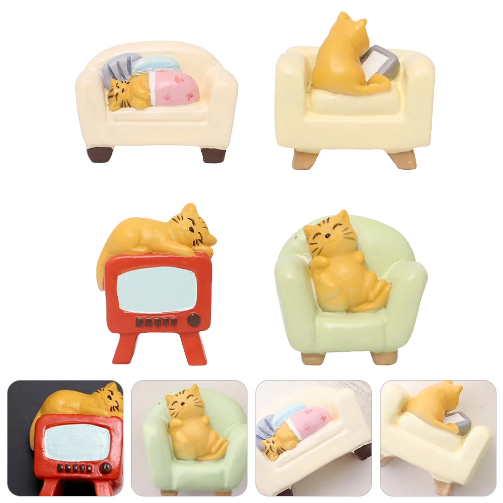 

4Pcs Fridge Magnet Delicate Adorable Refrigerator Magnet for Home