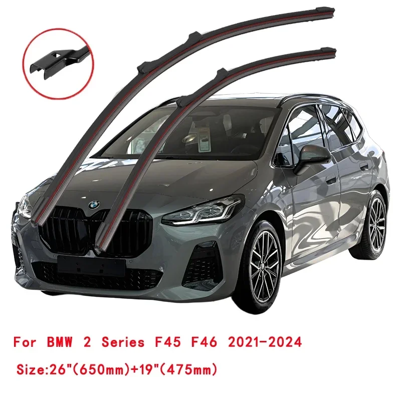 Фото Двойная резиновая щетка стеклоочистителя для BMW 2 серии Active Gran Tourer F45 F46 218i 220i 225i 218d 2013 2014 2015 2016 2018 2020 2021 №4