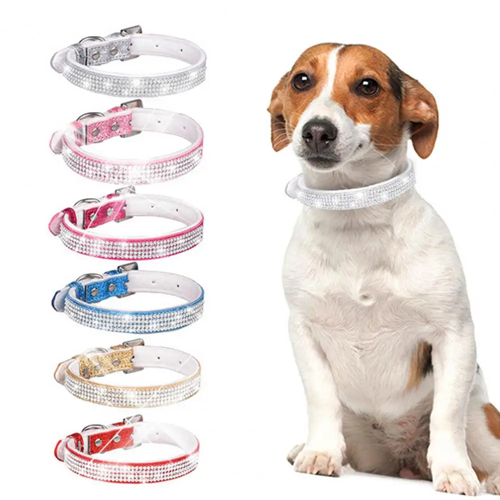 

Brilliant Pet Necklace Bite Resistant Flexible Dog Necklace Collar Durable Dog Necklace Pet Supplies