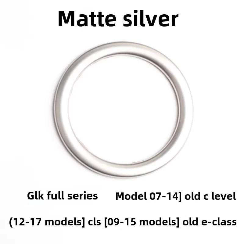 

Круглая накладка на замочную скважину зажигания, кольцевая рамка, подходит для Mercedes Benz GLK X204 CLS W204 W212 2012 2013 2014, серебристая нержавеющая сталь