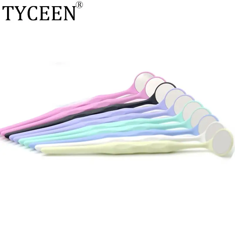 

10pcs/box Dental Premium Front Surface Mouth Exam Reflector Oral Mirror Autoclavable Double Sided Mouth Mirrors Tooth Whitening
