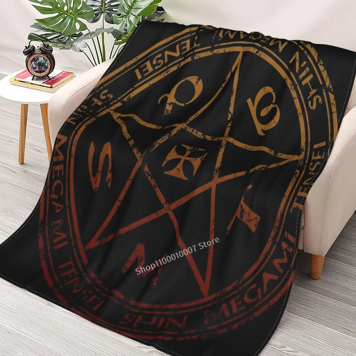 

Shin Megami Tensei Throw Blanket 3D printed sofa bedroom decorative blanket children adult Christmas gift