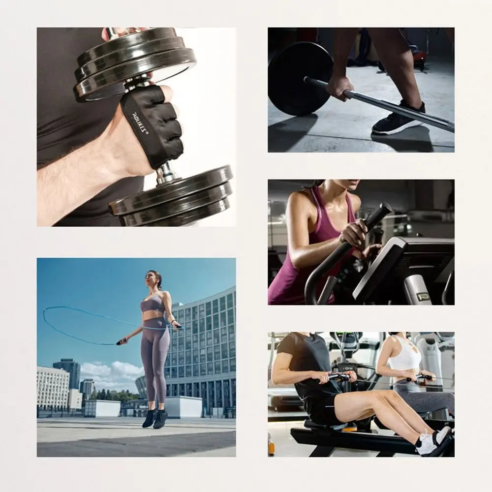 Нескользящие перчатки с открытыми пальцами четыре пальца повышают прочность