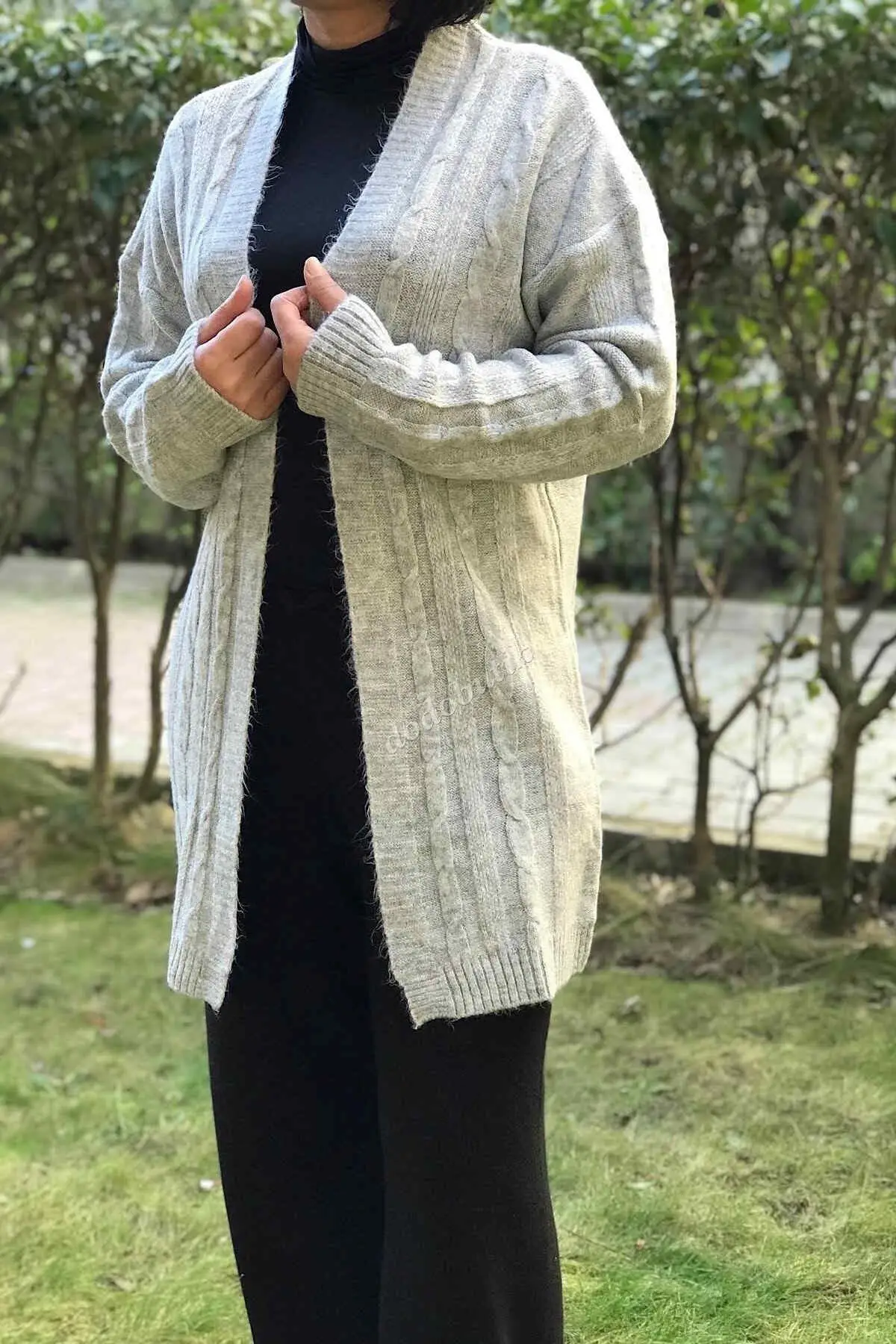 

Women's Cardigan Hair Braided White sportswear Gray Casual Knitted Quality Fashion Cardigan Sweaters Loose Sweater Sweater Sweater Sweater