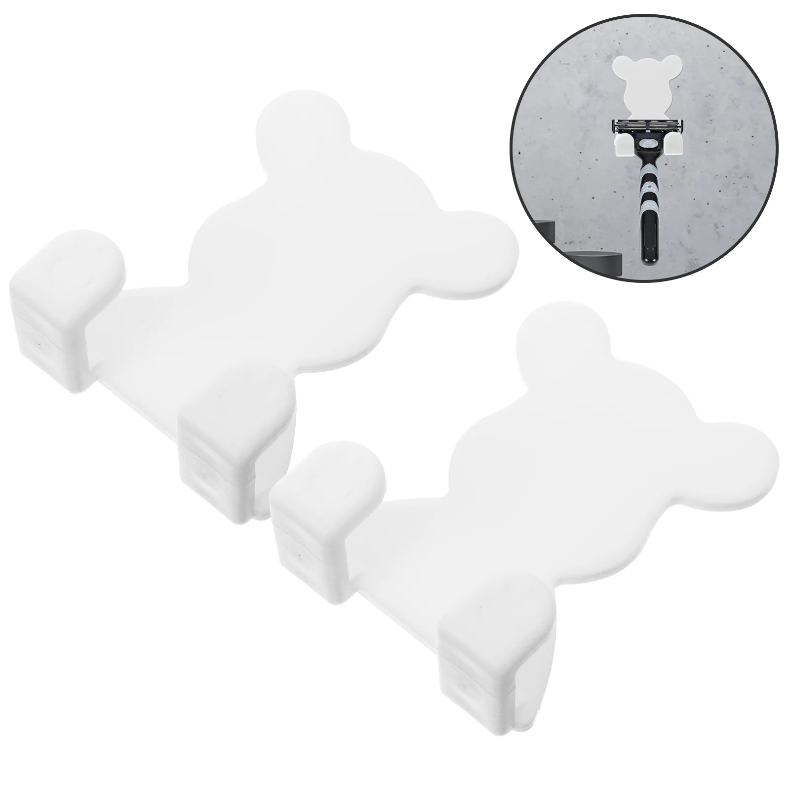 

2pcs Shaving Stand Shaving Brush Holder Shaving Tool Stand Shaving Holder