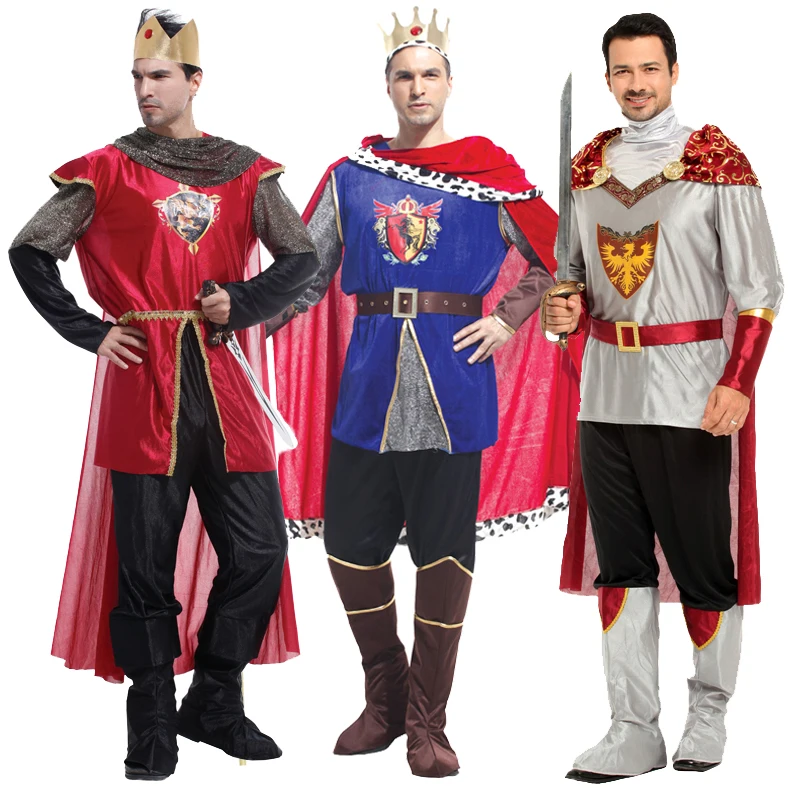 

The Little Prince Halloween Costume for Kids Men Adult King Cosplay Costumes New Year Carnival Party Dress Up No Scepter