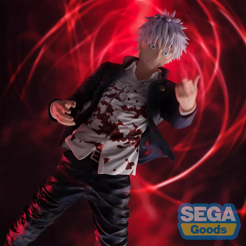 Оригинальный SEGA Jujutsu Kaisen Dai 2 Ki Figurizm Alpha Satoru Gojo Jutsushiki Hanten Aka 24 см аниме-фигурка модель