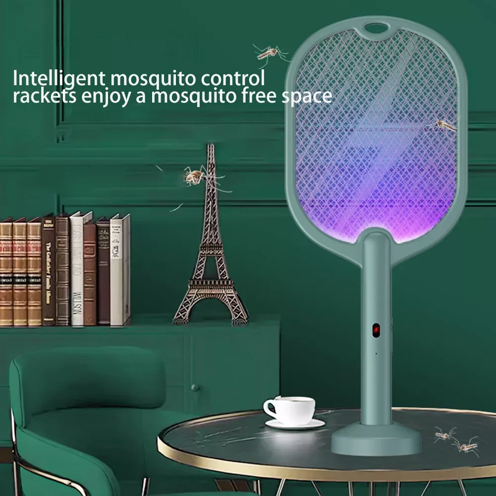 

2 в 1 3500 в Электрическая мухобойка USB перезаряжаемая летняя ловушка для комаров ракетка против насекомых жуков