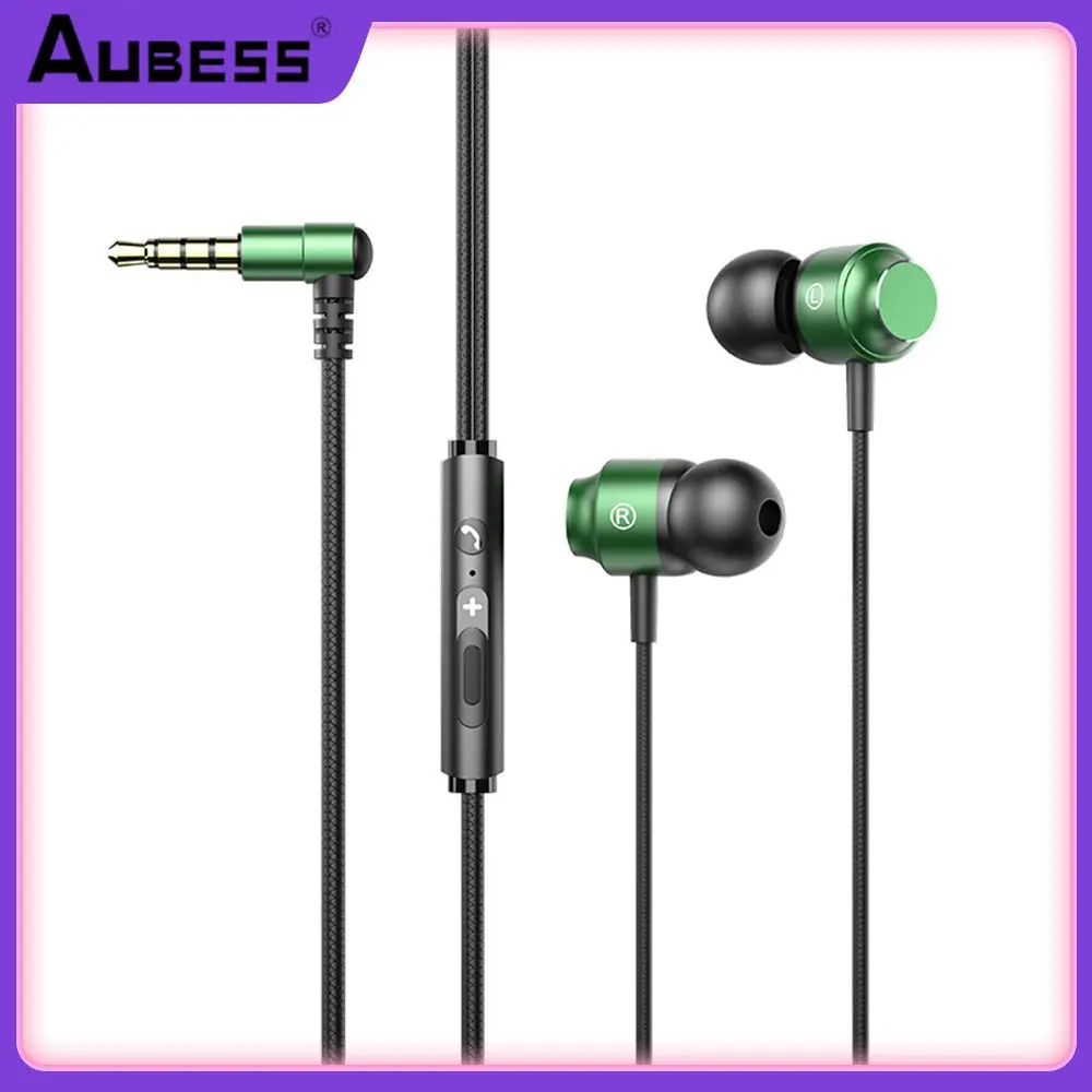 

Common Headset With Mic 3.5mm Headphones Upgrade Version Stereo In-ear Earphone For Mobile Phone Sports Earphones Wired 9d