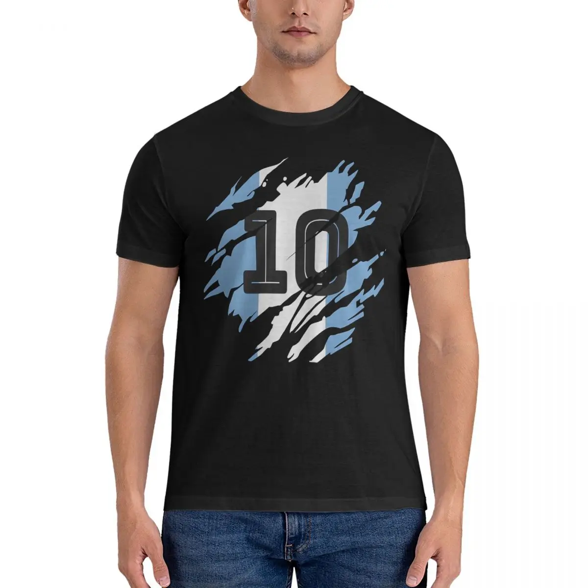 Мужская футболка Goat 10 Argentina из хлопка