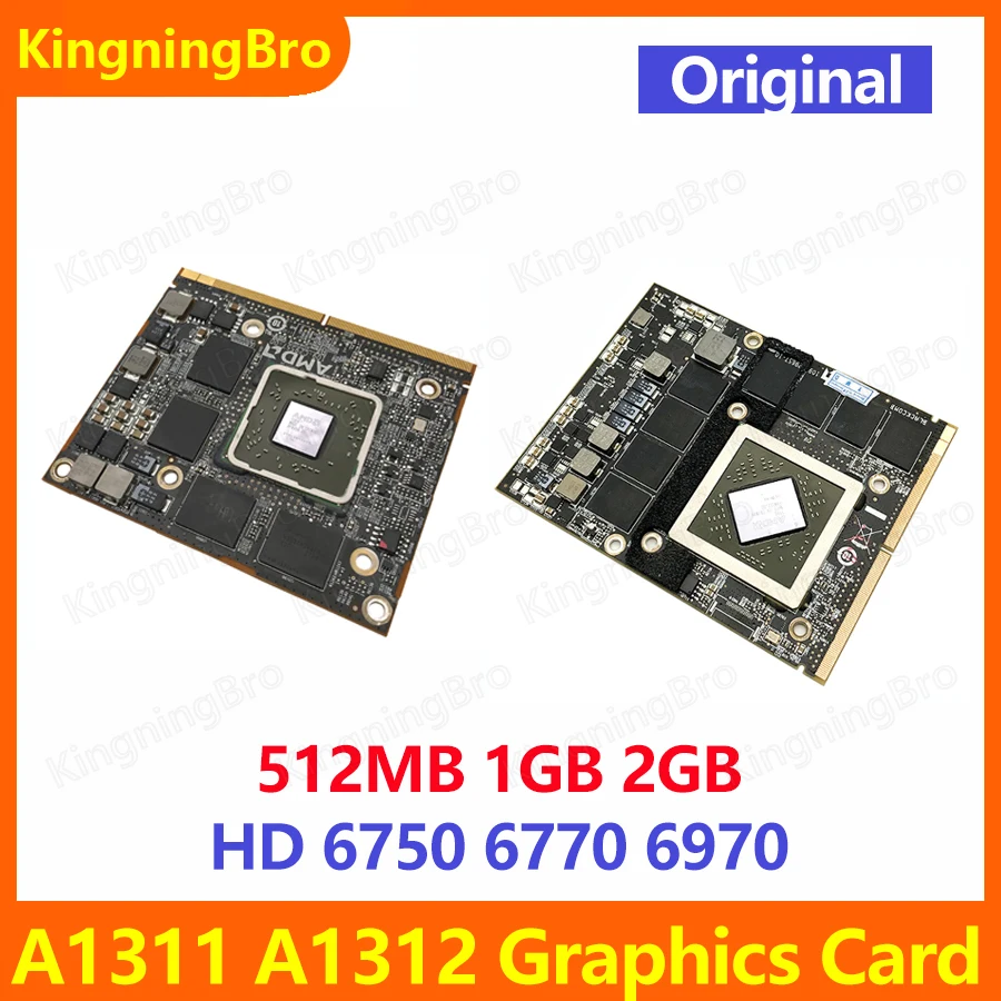 

Genuine 512MB 1GB 2GB HD 6750 6770 6970 VGA Graphics Card Video Card For iMac 21.5" 27" A1311 A1312 2009 2010 2011 Years