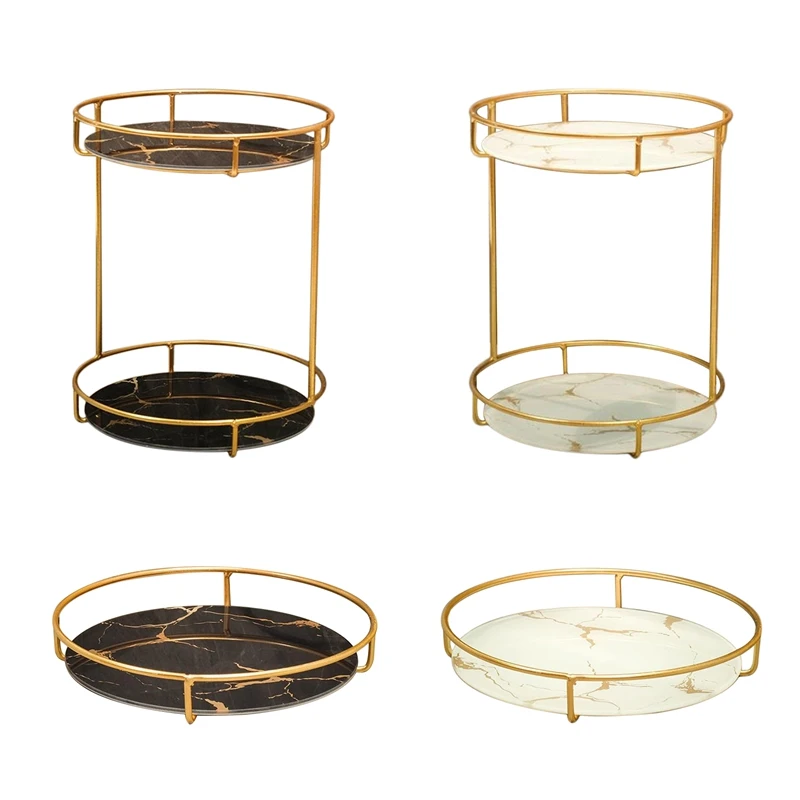 

Iron Art Nordic Style Bathroom Rack Lipstick Perfume Cosmetic Skin Care Product Storage Rack Table Rack