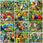 Алмазная вышивка EverShine, птица, искусственная живопись, цветок, вышивка крестиком, мозаика, животное, сделай сам, декор комнаты