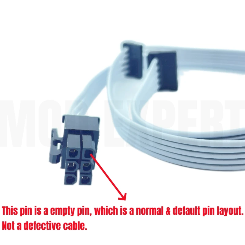 Блок питания с 6 контактами на 3 SATA угловой белый модульный кабель для Seasonic FOCUS GX 1000