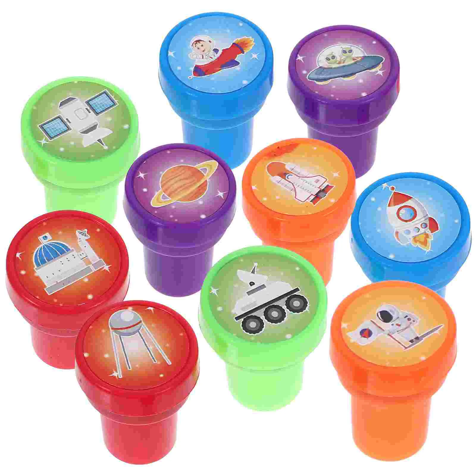 10 шт. печать с космической Вселенной штампы внешним узором сувениры для