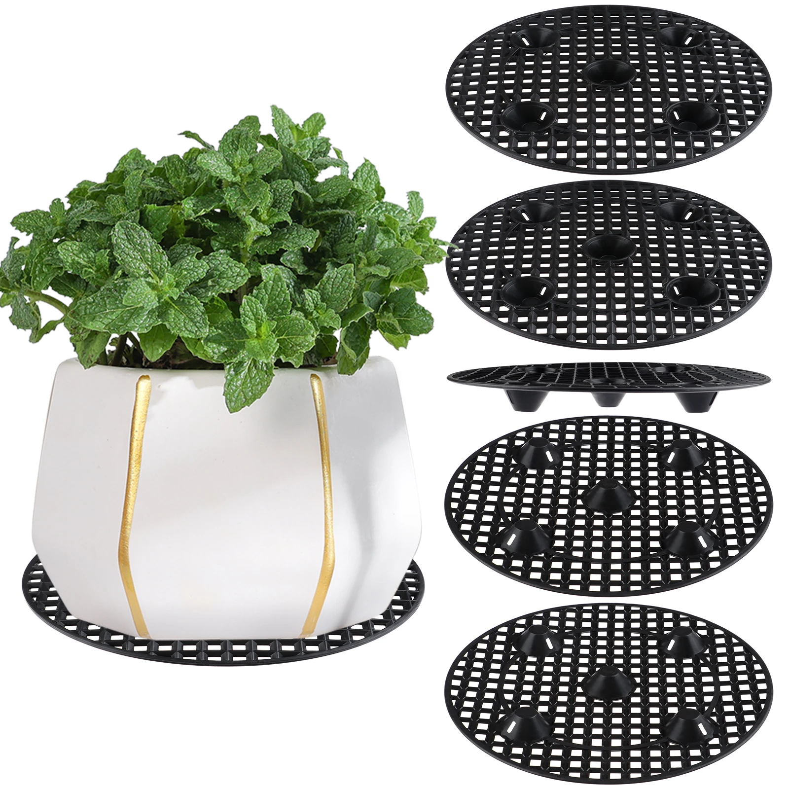 

4 Pcs Plant Level Pot Elevator