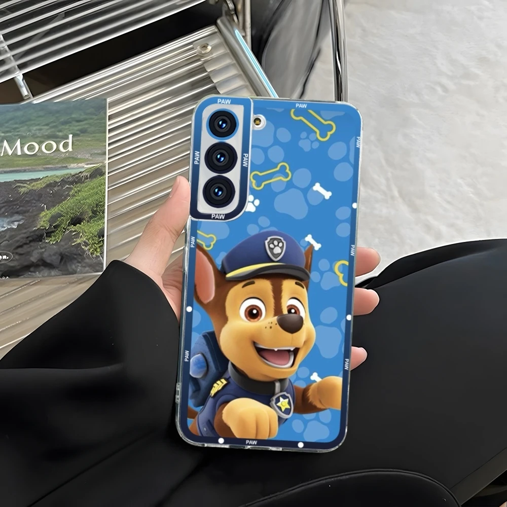 Фото Прозрачный чехол для телефона P-Paws P-Patrols для Samsung S22 S23 S20 S21 A11 A13 A22 A31 A32 A51 A52 Plus Ultra Angel Eyes Soft Coque №5