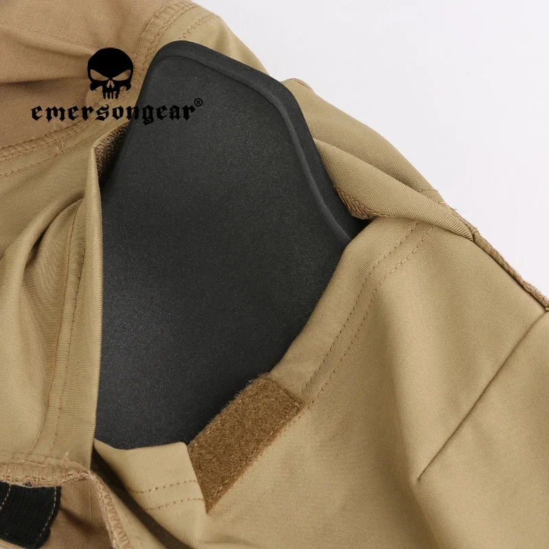 Emersongear тактические боевые защитные налокотники 10 мм хлопок TPE страйкбол кемпинг пеший туризм спортивные рубашки для тренировок EM7075A (art.: 3920ccd6466d4) - 3920ccd6466d4