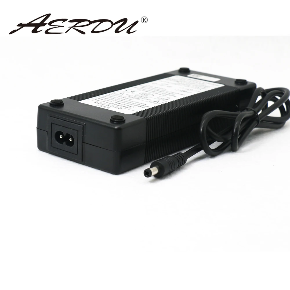 

AERDU 10S 42V 3A 36V Lithium-ion battery pack charger 5.5*2.1mm Universal AC DC Power Supply Adapter EU/US/AU/UK Plug