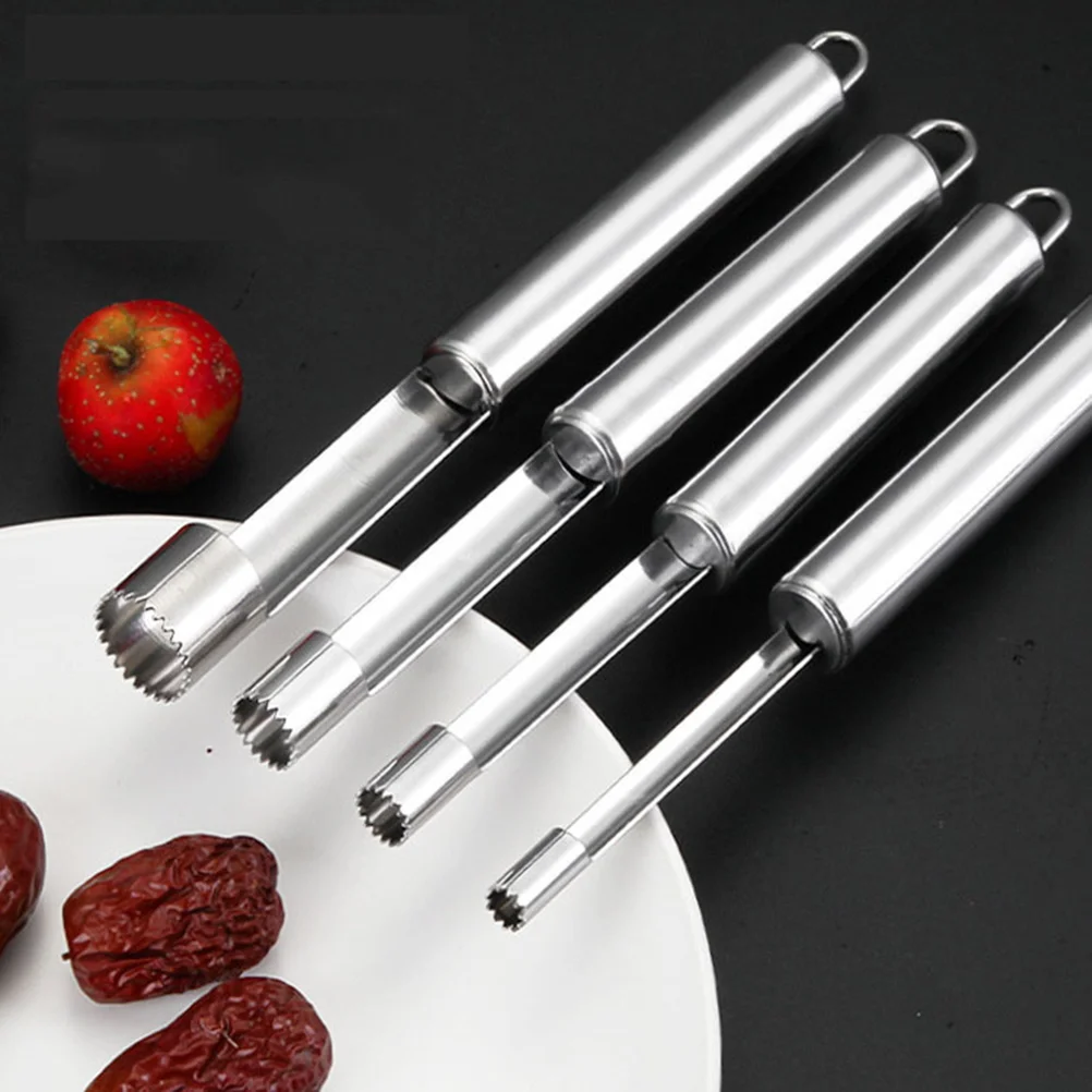

5pcs Pineapple Peeler Corer Slicer Cupcake Corer Strawberry Huller Manual Pears Pitter Fruit Corer Tool