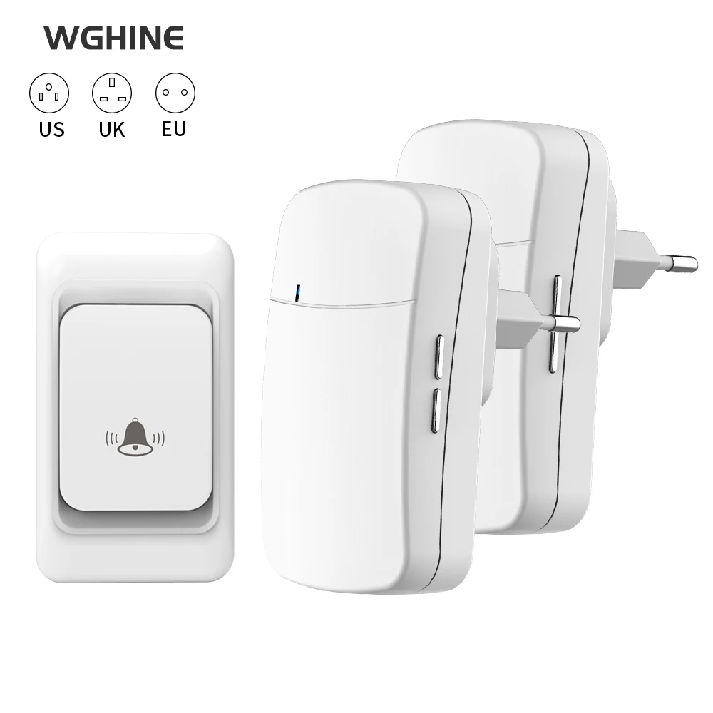 Outdoor wireless doorbell EU UK USplug 150M waterproof smart