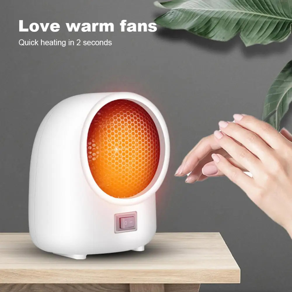 

350-400W Home Electric Heater Mini Portable Desktop Fan Heater Heating Warm Air Blower Home Office Warmer Machine For Winter